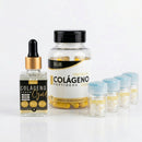 Kit Colágeno Ball com 4 Bolas + 1 Sérum Facial + 1 Colágeno Verisol com Ácido Hialurônico e Vitamina C | Dupla Ação